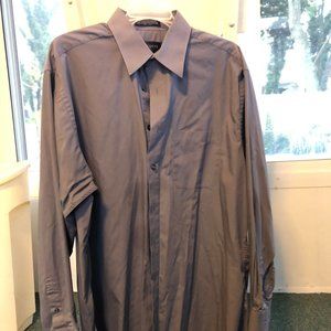 blue men shirt 55%cotton45%polyester 16